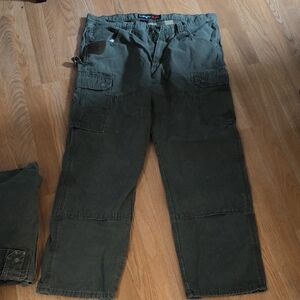 Men's Cargo Pants - Olive Green